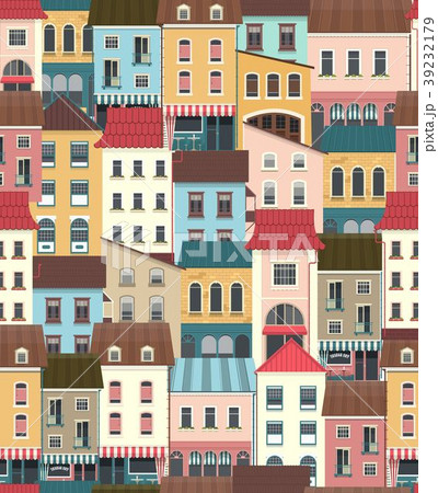 seamless city pattern seamless city pattern 39232179