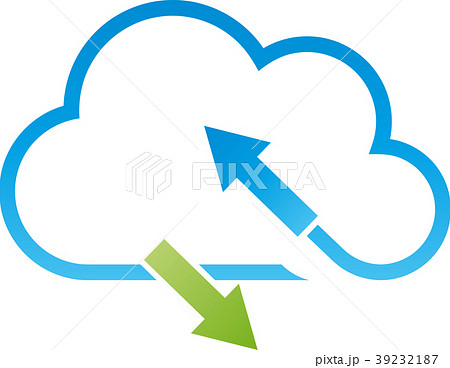 Cloud, arrows, cloud computing, data, logo Cloud, arrows, cloud computing, data, logo 39232187