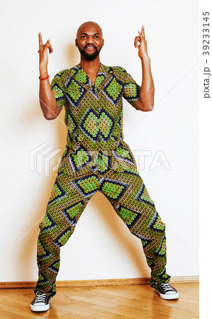 portrait of young handsome african man wearing 39233145