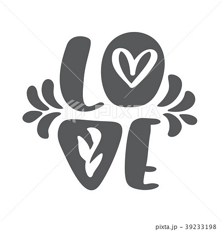 Love greeting card design with stylish red text 39233198