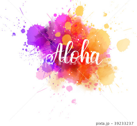 Aloha colorful splash 39233237