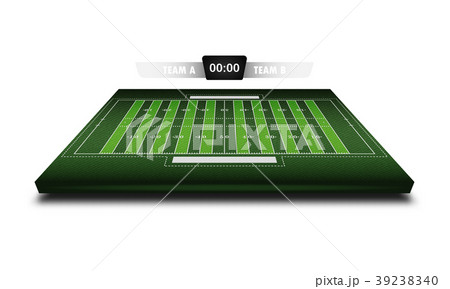 Realistic Denim of American football field 3d 39238340