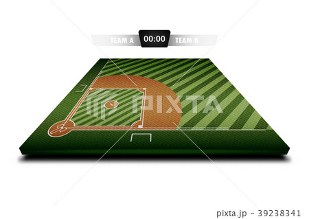 Realistic Denim of Baseball field 3d 39238341