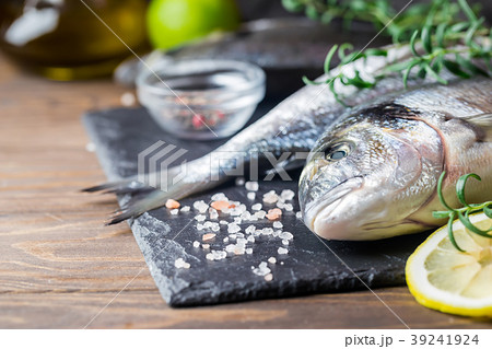Fresh uncooked dorado Fresh uncooked dorado 39241924