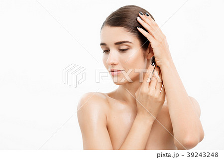 Beauty and Skin care concept - Close up Beautiful 39243248