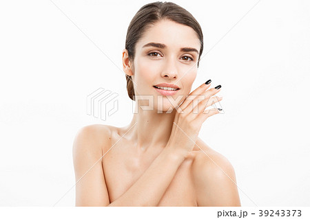 Health care and spa concept - attractive young and Health care and spa concept - attractive young and 39243373