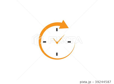 Clock ilustration icon Vector 39244587