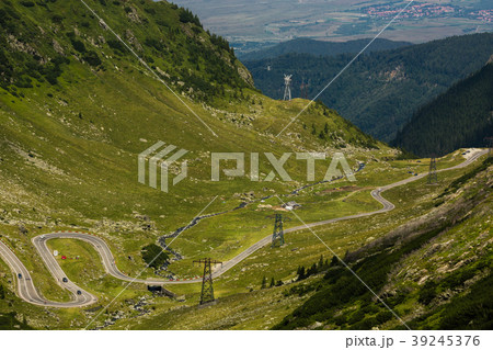 Transfagarasan mountain road, Romanian Carpathians Transfagarasan mountain road, Romanian Carpathians 39245376