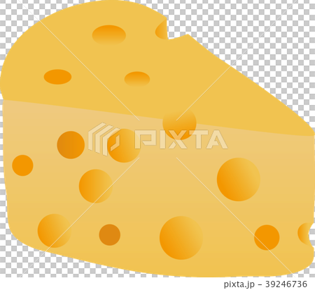 エメンタールチーズのイラスト素材