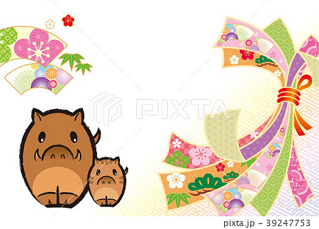 2019年賀状 2019年賀状 39247753
