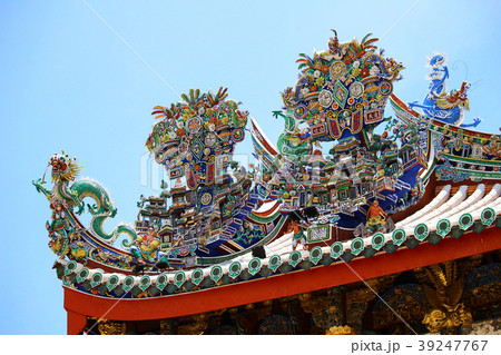 ペナン島 クーコンシー 屋根の装飾 39247767