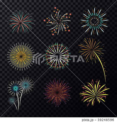 Pyrotechnic explosion or fireworks for celebration 39248596