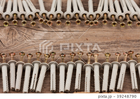 Set of dowels and nails. With space for text 39248790