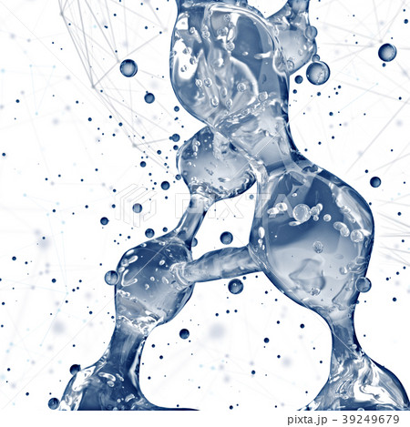 DNA molecules design illustration. DNA molecules design illustration. 39249679