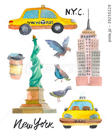 Seamless New York City Travel Icon Stock Vector (Royalty Free) 219101932