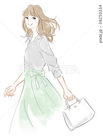 Fashionable Ladies Stock Illustration