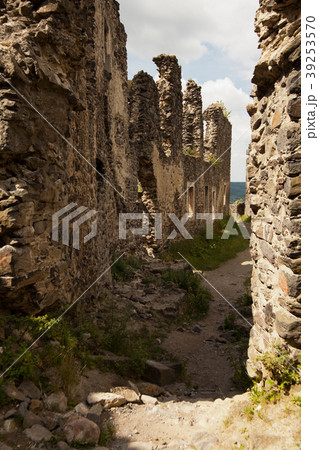 Ruins of Castle Nevytske in Transcarpathian region 39253570