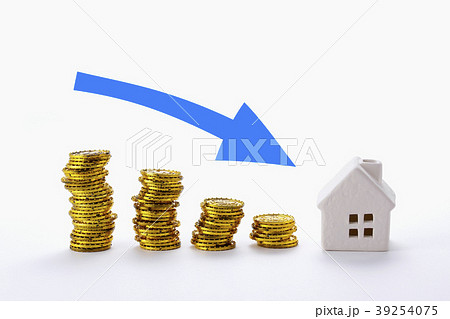 住宅　価値下降イメージ 39254075