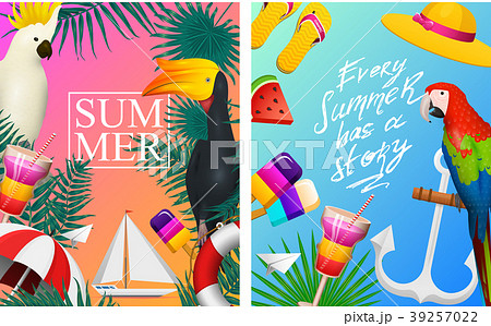 Nautical Summer cards. Marine vacation on the Nautical Summer cards. Marine vacation on the 39257022