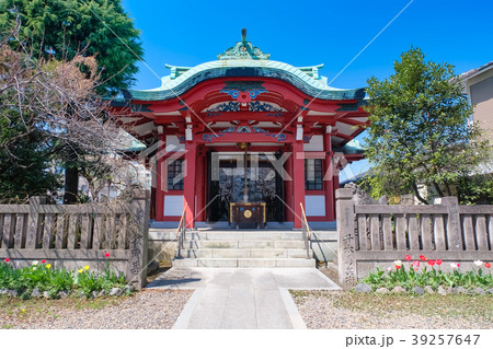 筑土八幡神社 拝殿 39257647