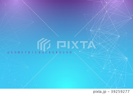Geometric graphic background molecule and Geometric graphic background molecule and 39259277