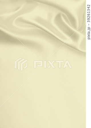 Smooth elegant golden silk or satin luxury cloth 39261342