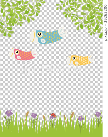 こどもの日 鯉のぼりのカード こどもの日 鯉のぼりのカード 39262200