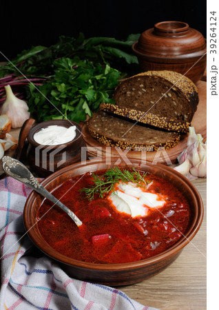 Borsch - soup with beet Borsch - soup with beet 39264124