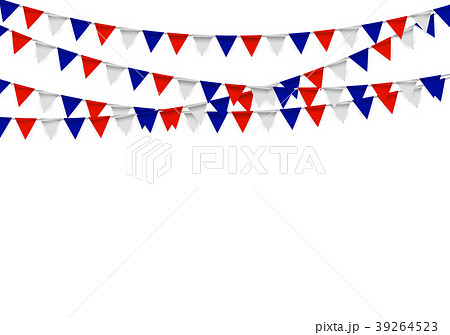 Party Background with Flags Vector Illustration 39264523