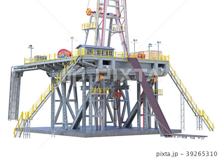 Land rig industry, close view Land rig industry, close view 39265310