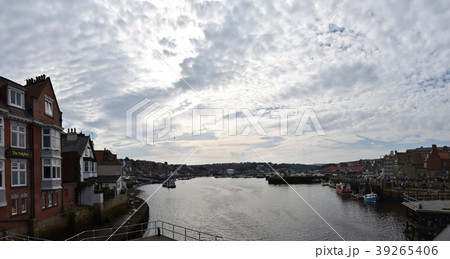 Whitby Town and Harbor, North Yorkshire, UK 39265406