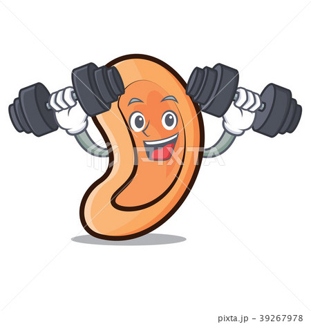 Fitness Ear character cartoon style 39267978