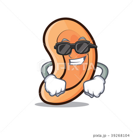 Super cool Ear character cartoon style 39268104