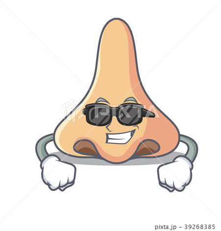 Super cool nose character cartoon style Super cool nose character cartoon style 39268385
