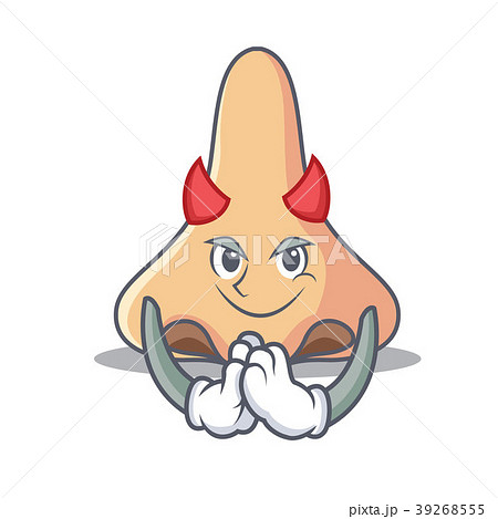 Devil nose mascot cartoon style 39268555