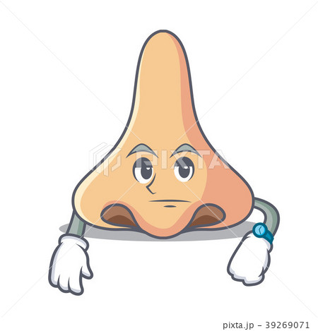 Waiting nose mascot cartoon style 39269071