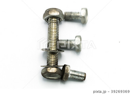 English alphabet of nut, isolated on white 39269369