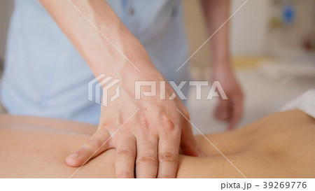 Spa. In the massage bank create a vacuum against 39269776