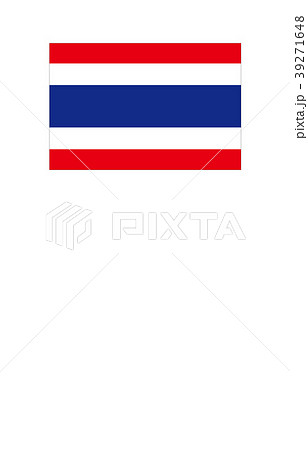 世界の国旗タイのイラスト素材
