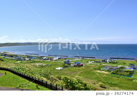 北海道 稚内 夕陽ヶ丘パーキングエリアより西方を望む 北海道 稚内 夕陽ヶ丘パーキングエリアより西方を望む 39274174