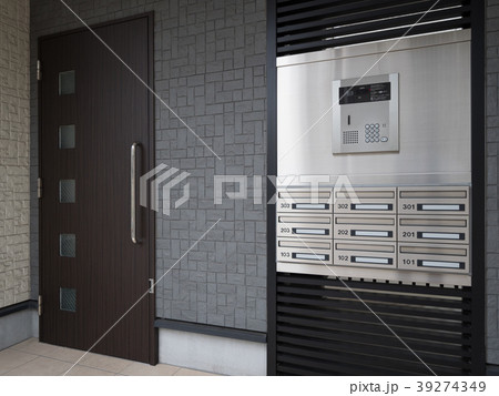 集合住宅の玄関　 39274349
