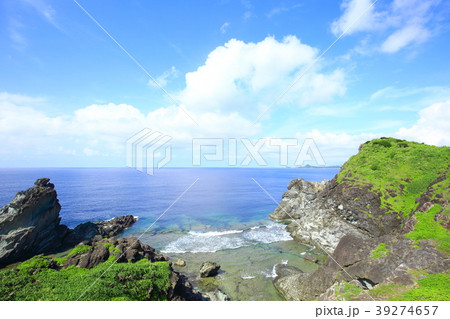 石垣島　御神崎　岬風景 39274657