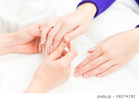 French Manicure process French Manicure process 39274782