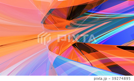 Curvy Abstract Background. 3d illustration Curvy Abstract Background. 3d illustration 39274895