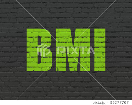 Healthcare concept: BMI on wall background Healthcare concept: BMI on wall background 39277707