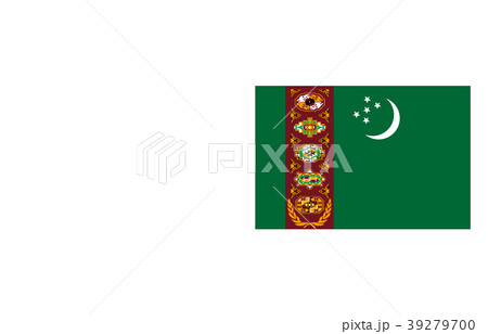 世界の国旗トルクメニスタン 39279700