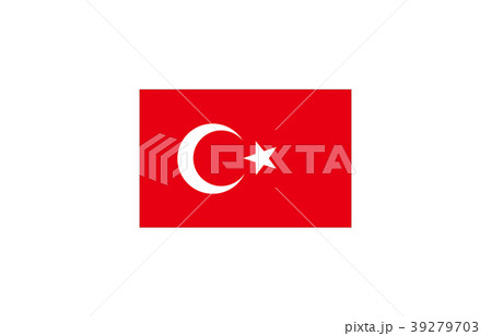 世界の国旗トルコ 39279703