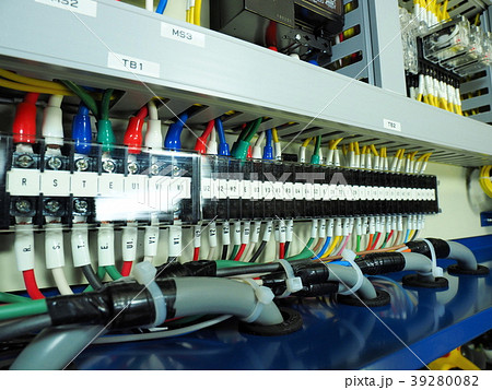 自動制御盤組立、外部線端子台処理 39280082