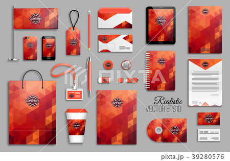 Corporate identity template set Corporate identity template set 39280576