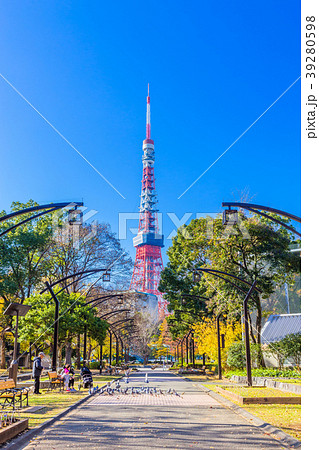 東京　秋の芝公園 39280598
